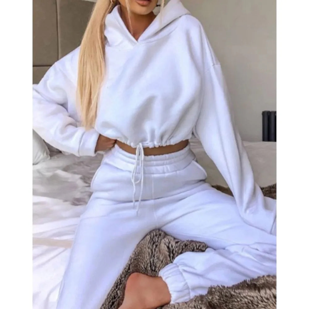 Emerald Ease – Conjunto Feminino de Moletom Oversized Verde Menta com Estilo Confort Premium