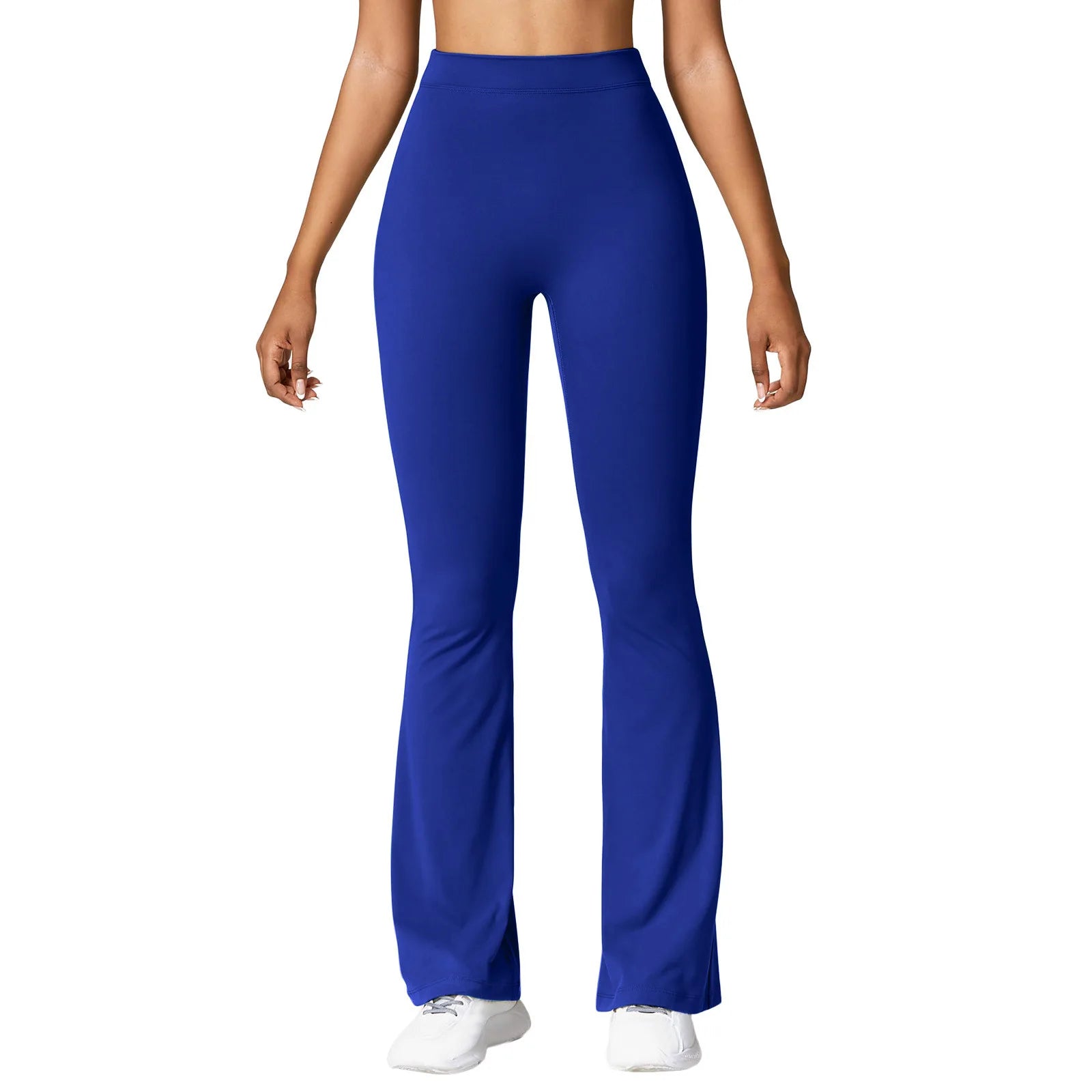 Essenza Fit – Calça Flare Feminina com Franzido Frontal e Caimento Modelador