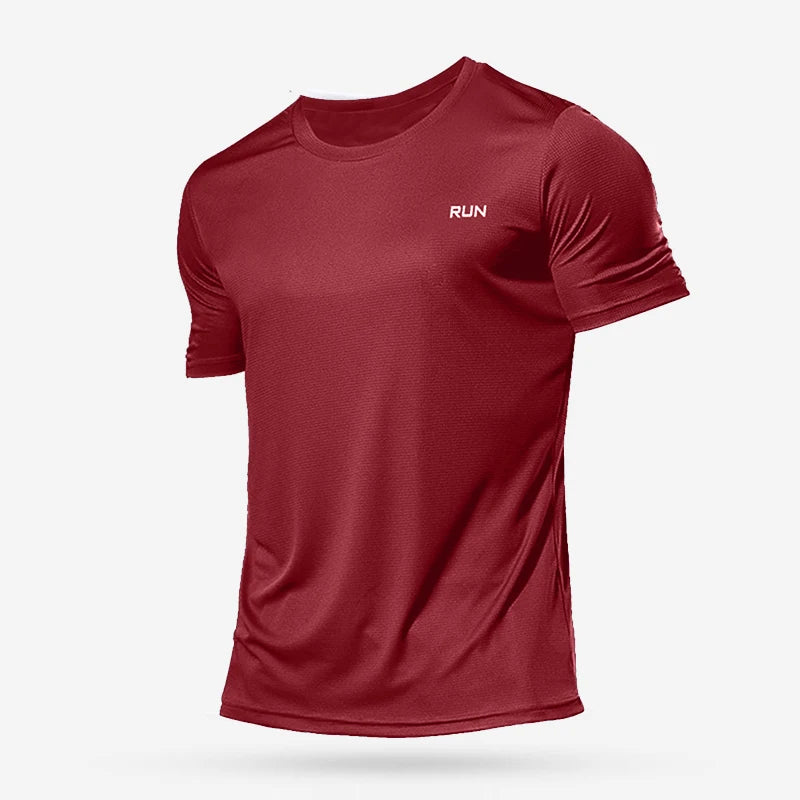 Navy Run – Camiseta Masculina Esportiva Azul Marinho com Tecido Respirável