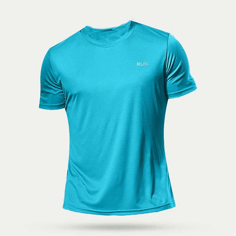 Navy Run – Camiseta Masculina Esportiva Azul Marinho com Tecido Respirável