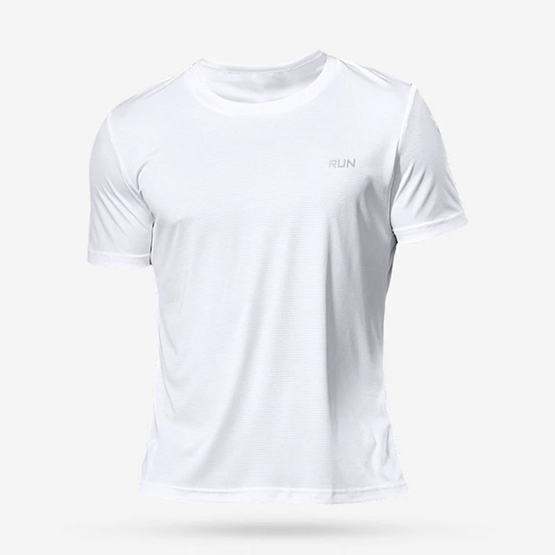 Navy Run – Camiseta Masculina Esportiva Azul Marinho com Tecido Respirável
